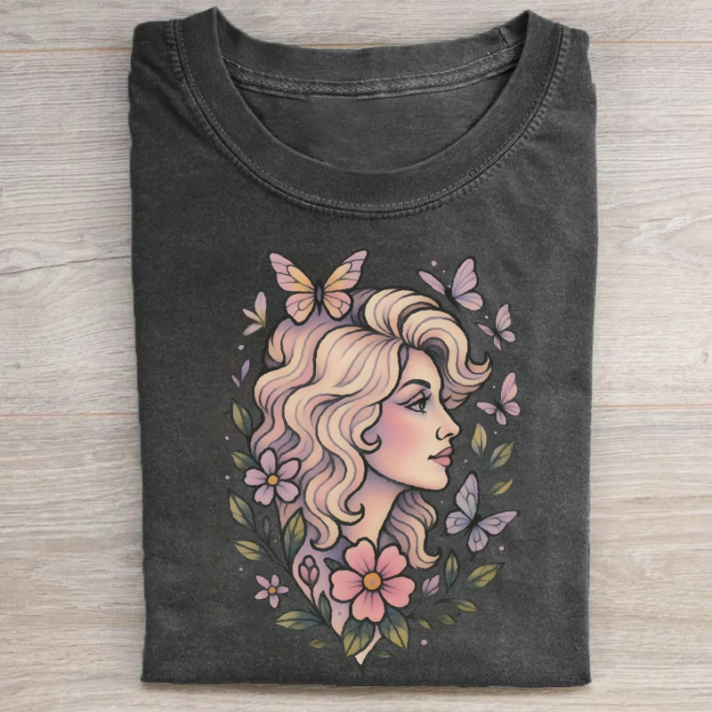 Dolly Parton Floral Shirt