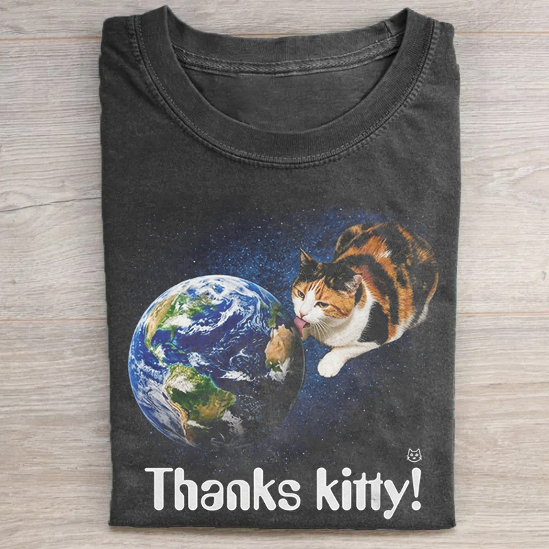 Thanks Kitty Cosmic Shirt