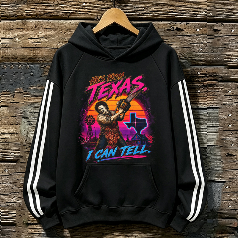He's From Texas I Can Tell Hoodie