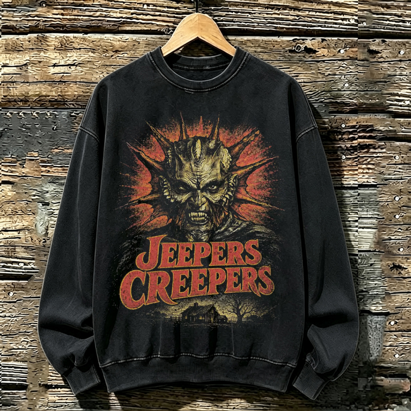 Vintage Jeepers Creepers Fan Art Graphic Sweatshirt