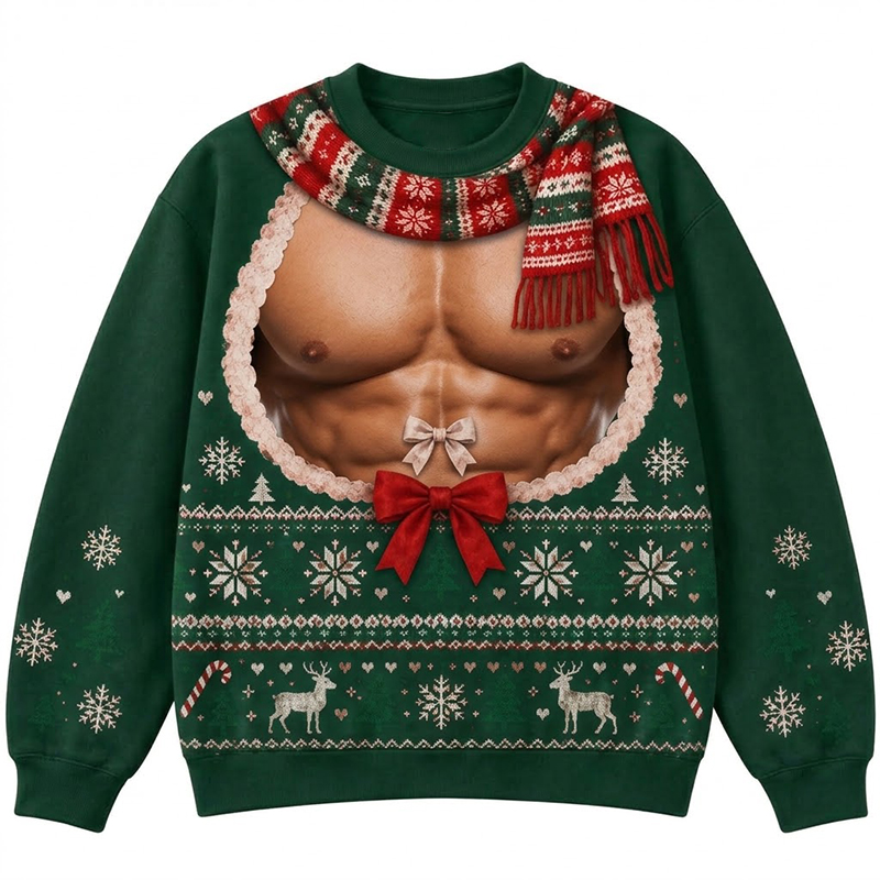 Funny Christmas Graphic Sweatshirt 