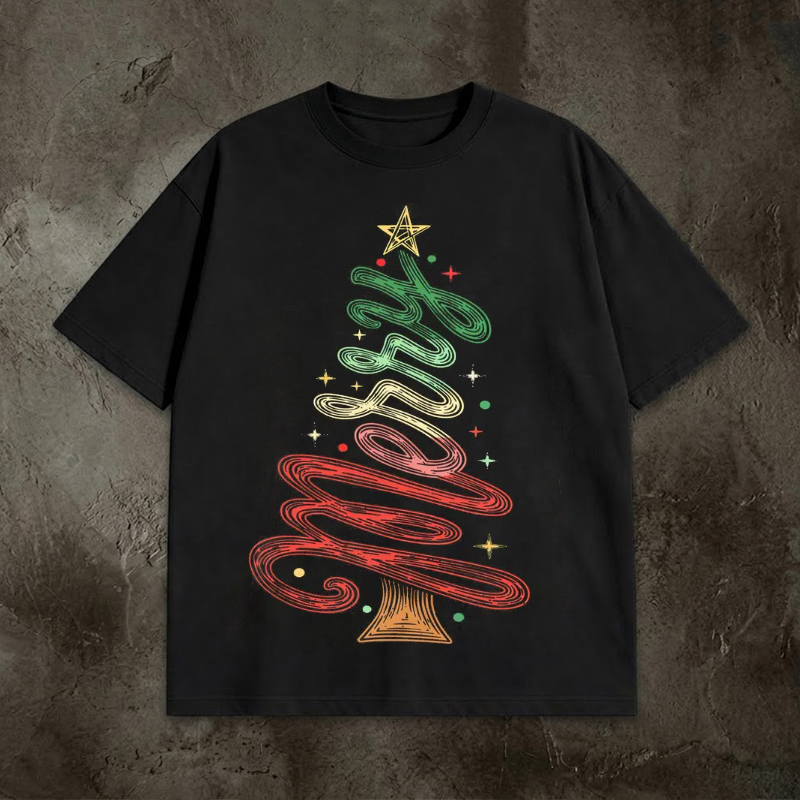 Retro Merry Christmas Shirt 