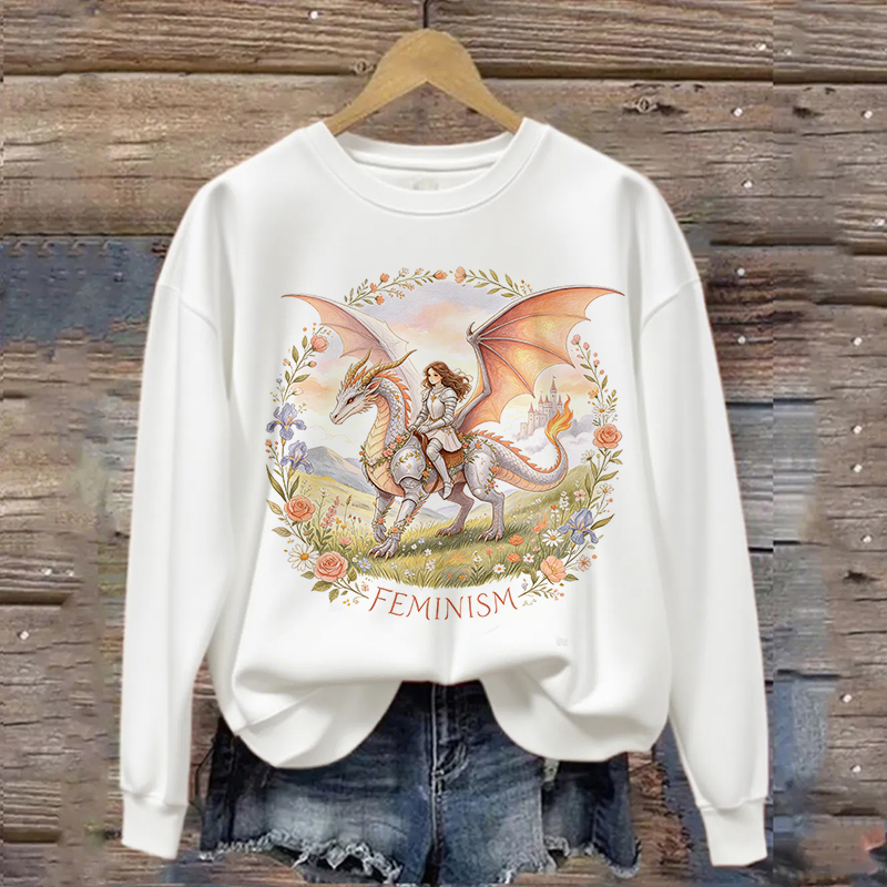 Feminism Dragon Sweatshirt