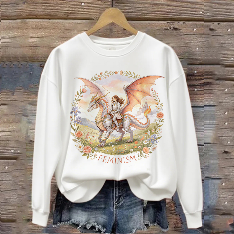 Feminism Dragon Sweatshirt