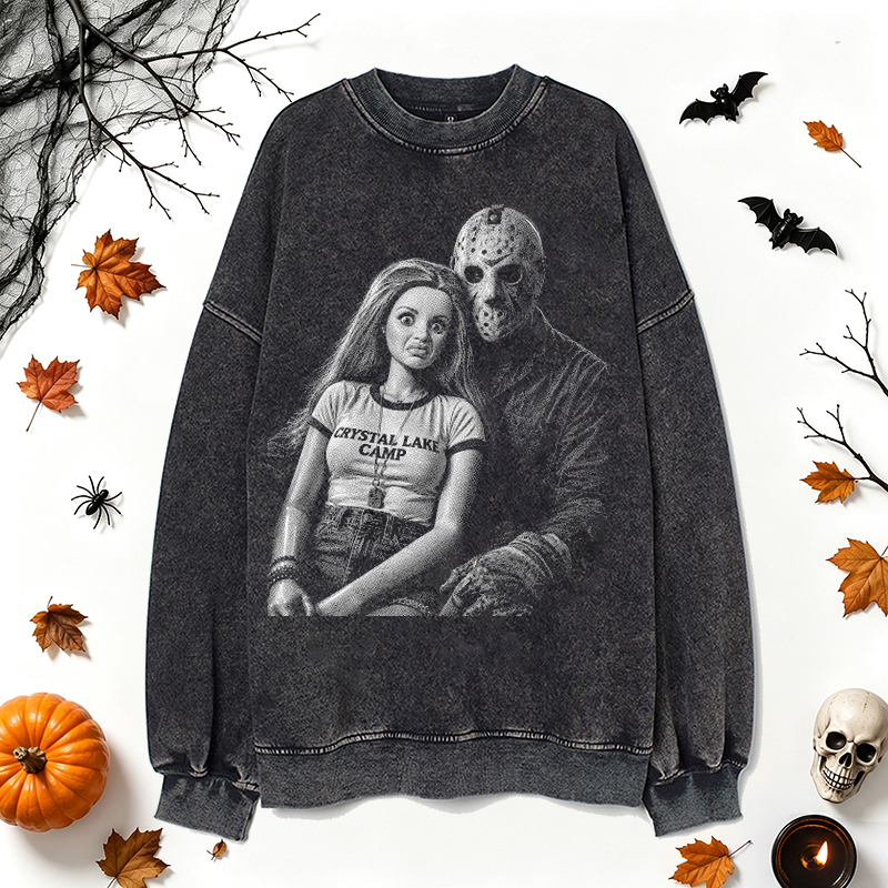 Doll Face Slasher Couple Sweatshirt