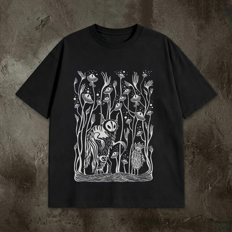 Magic Forest Black T-Shirt