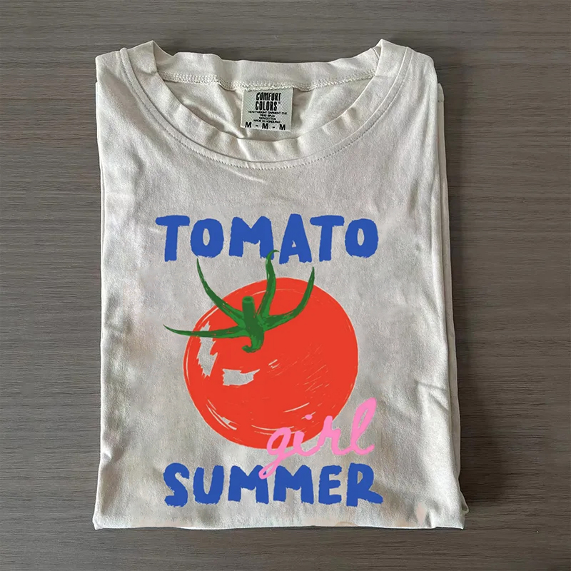 Tomato Girl Summer Boxy T-Shirt