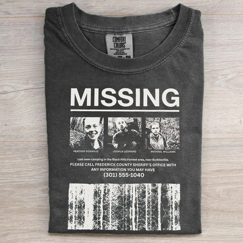 Witch Missing Poster T-Shirt