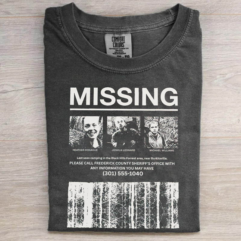 Witch Missing Poster T-Shirt