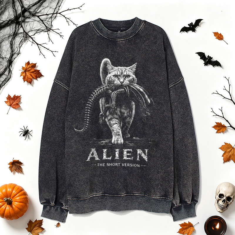 Space Creature Cat Sweatshirt