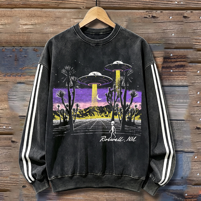 Roswell NM UFO Graphic Sweatshirt