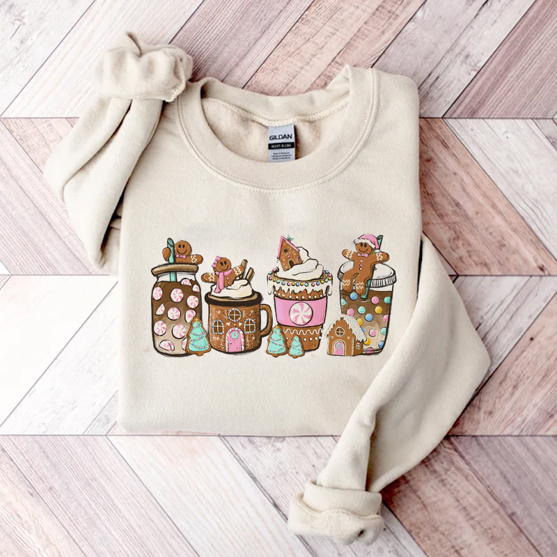 Gingerbread Christmas Coffee Sweatshirt