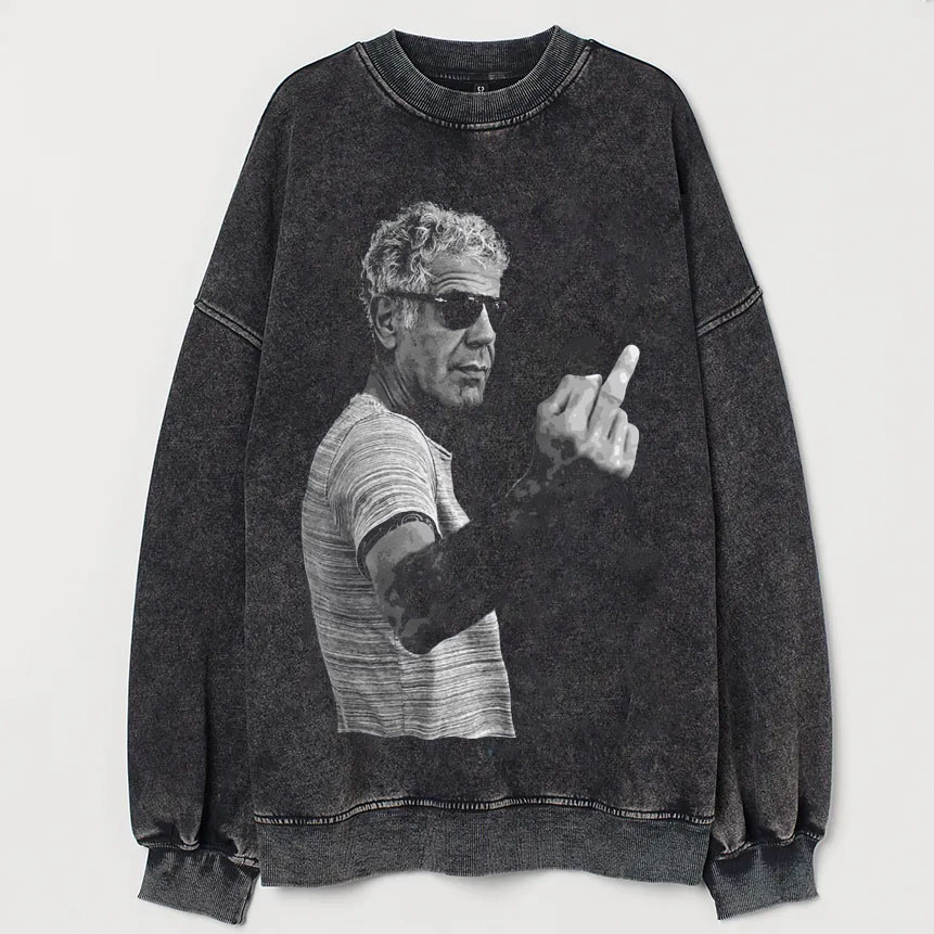Anthony Bourdain Middle Finger Sweatshirt