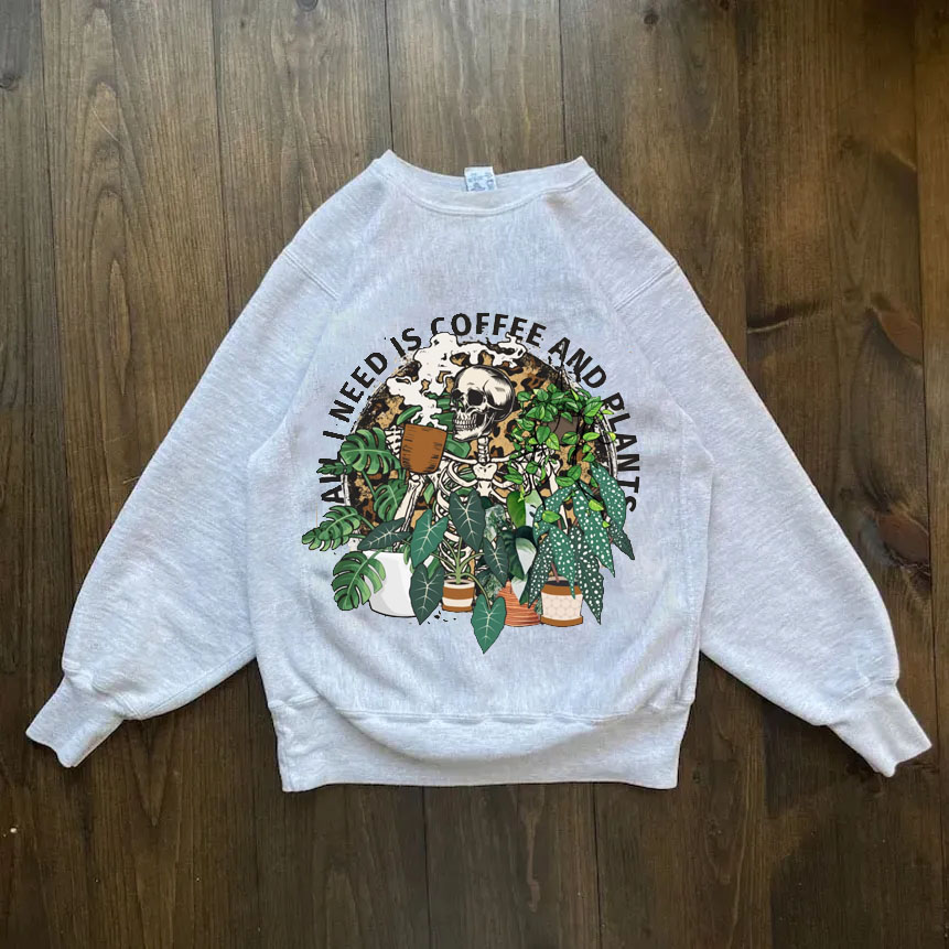Skeleton Plant Lover Sweatshirt
