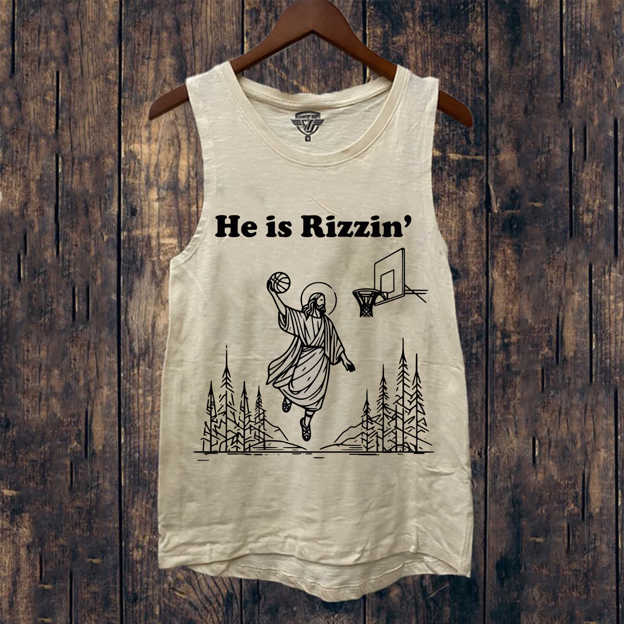 He Is Rizzin' Vintage 90s Tank Top