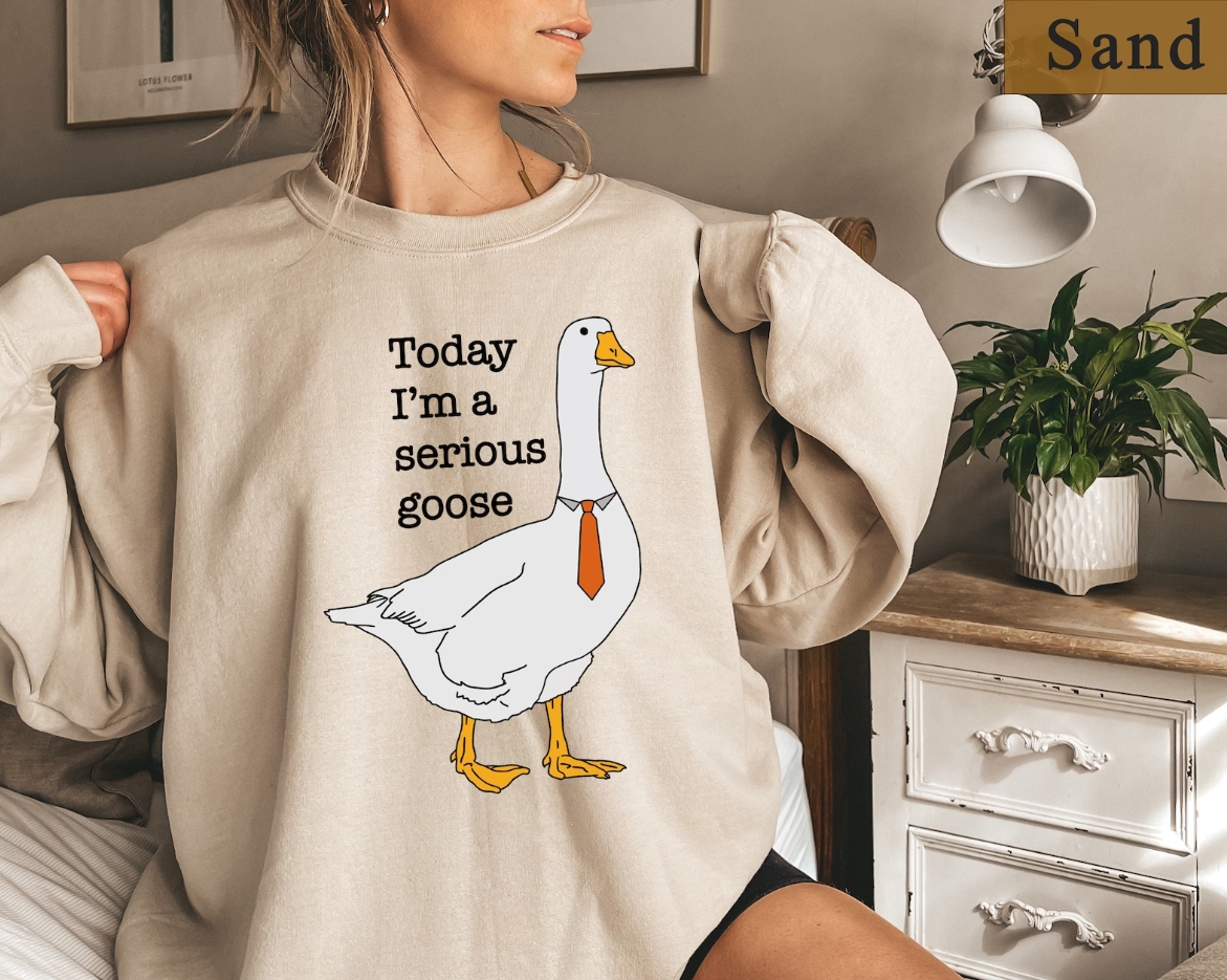 Today I'm A Serious Goose Sweatshirt