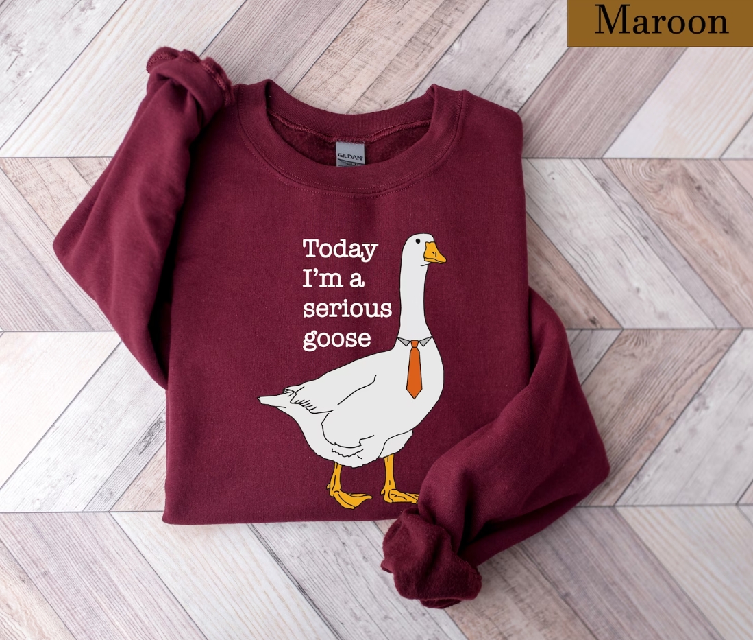 Today I'm A Serious Goose Sweatshirt