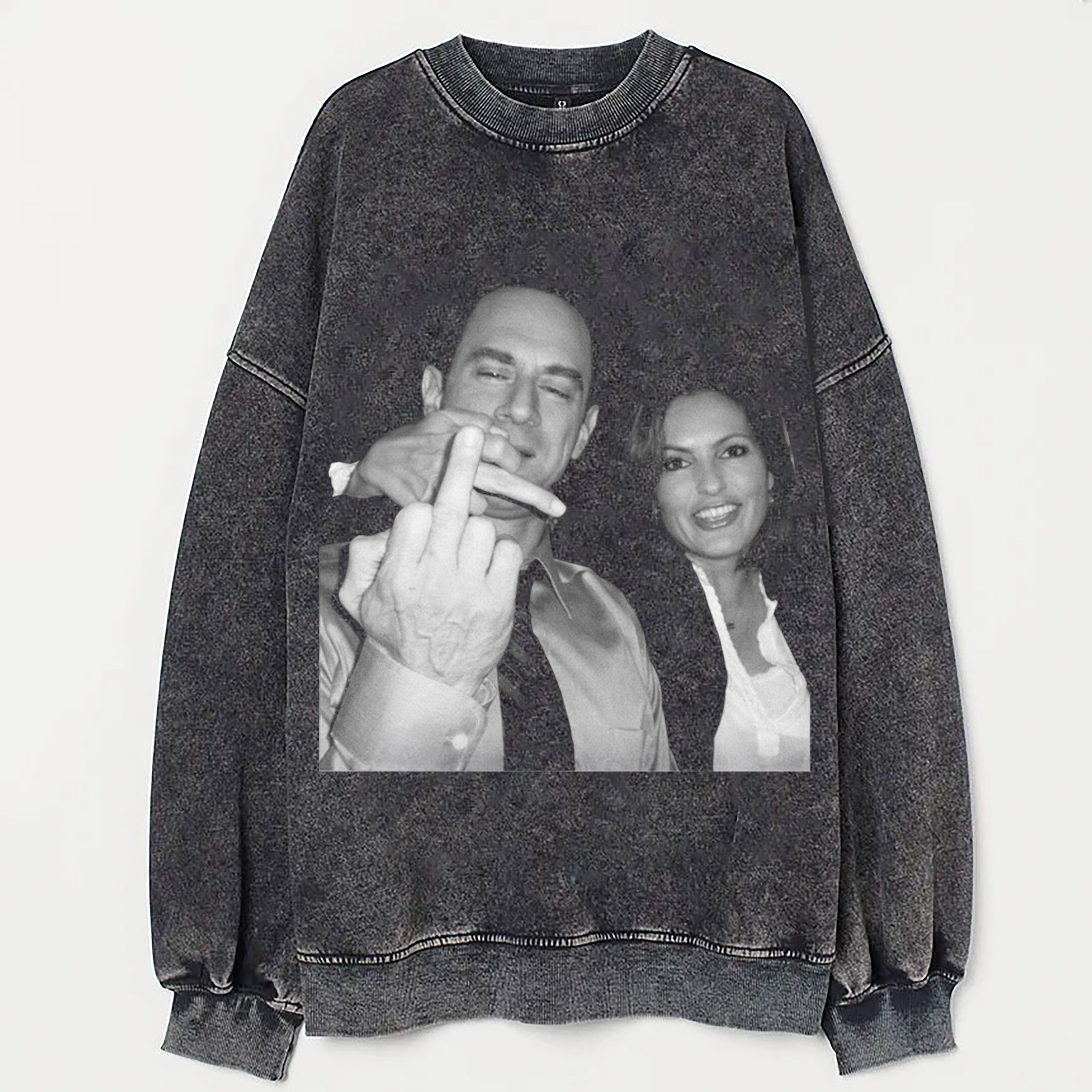 Vintage Elliot Stabler And Olivia Benson Sweatshirt/Shirt