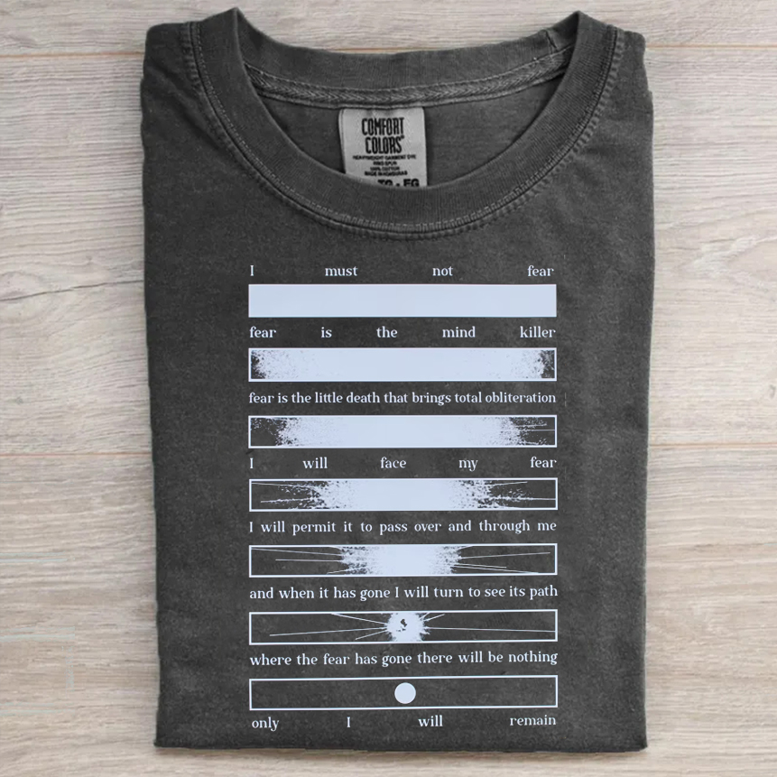 DUNE Litany Aginst Fear Unisex Shirt