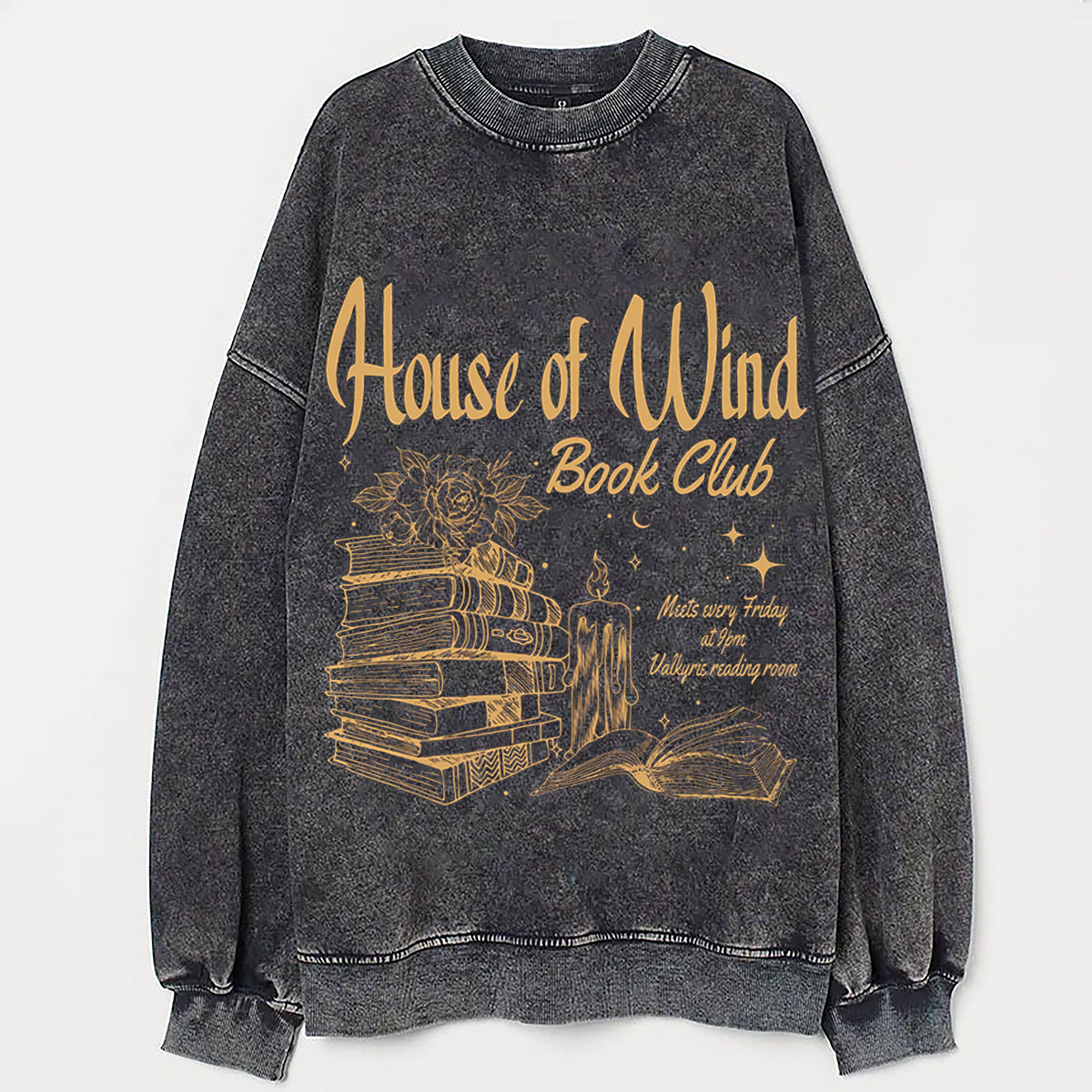 House Of Wind Book Club  Vintage T-Shirt/Sweatshirt