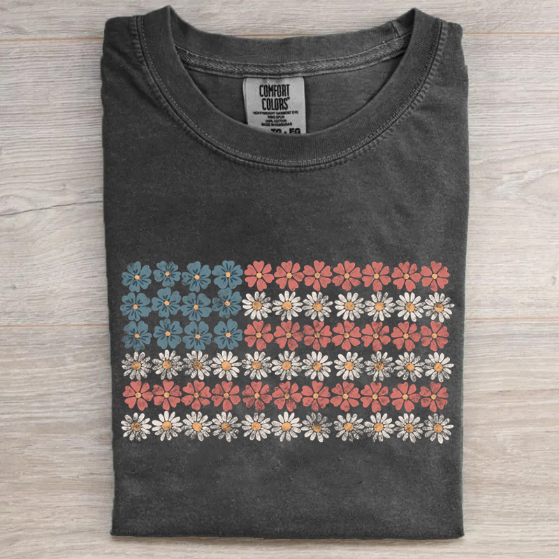 Retro American Flag T-shirt