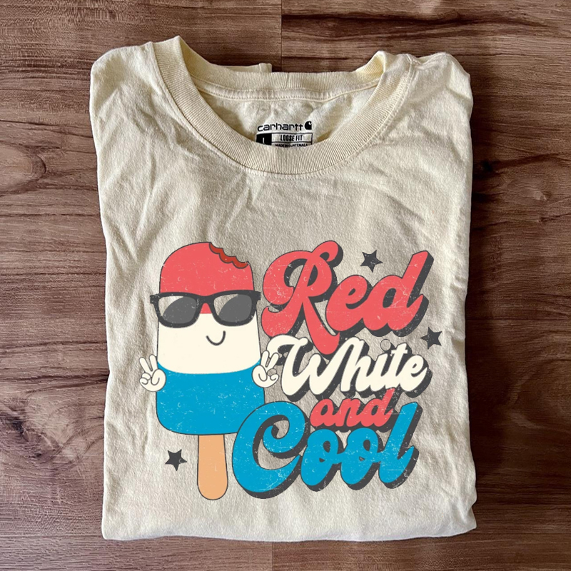 Red White And Cool T-shirt