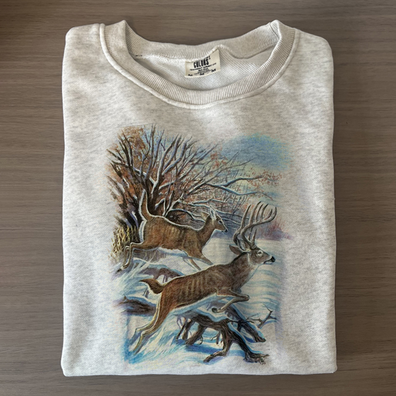 Vintage 90s Whitetail Deer T-shirt/Sweatshirt