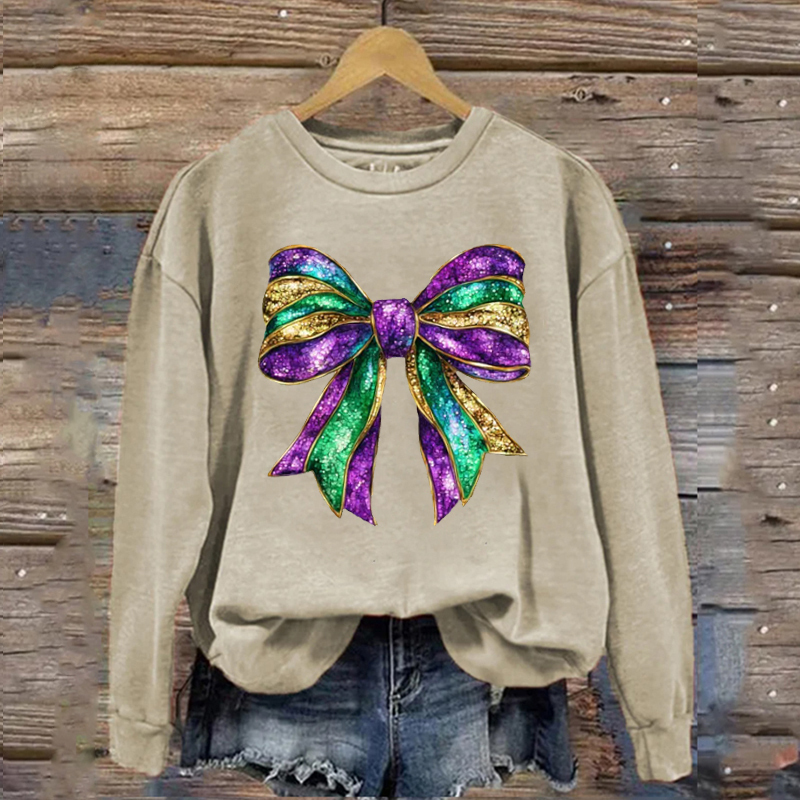 Retro Style Mardi Gras Sweatshirt