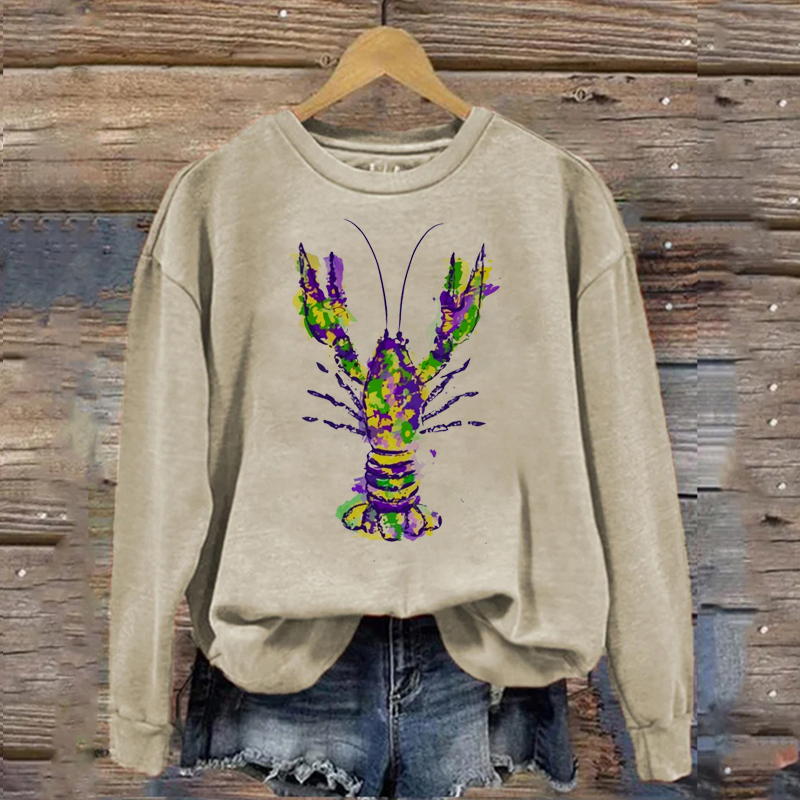 Retro Style Mardi Gras Sweatshirt