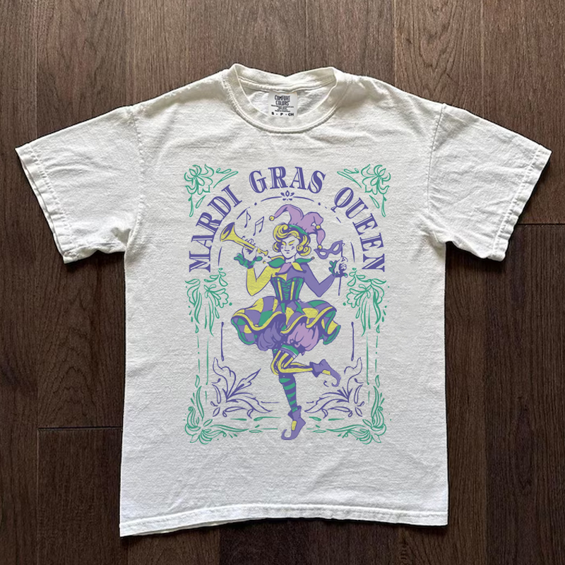 Retro Style Mardi Gras T-shirt