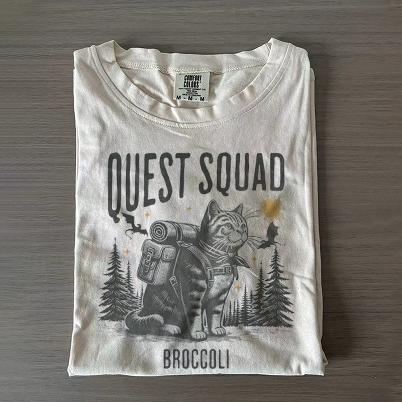 Onyx Storm Quest Squad Broccoli T-shirt