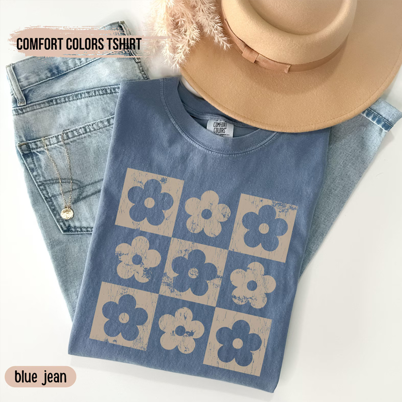Comfort Colors Floral mama T-Shirt