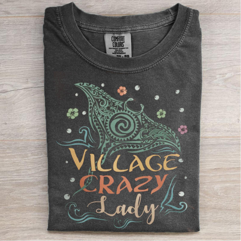 Village Crazy Lady T-Shirt