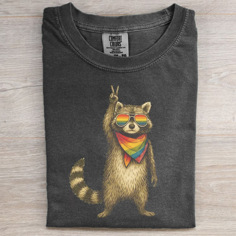 Raccoon Pride LGBT T-shirt