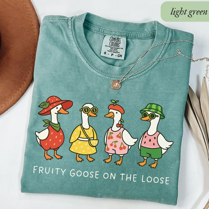 Fruity Goose On The Loose T-shirt