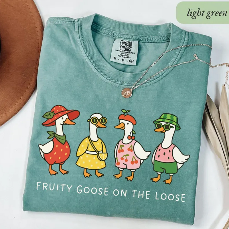 Fruity Goose On The Loose T-shirt