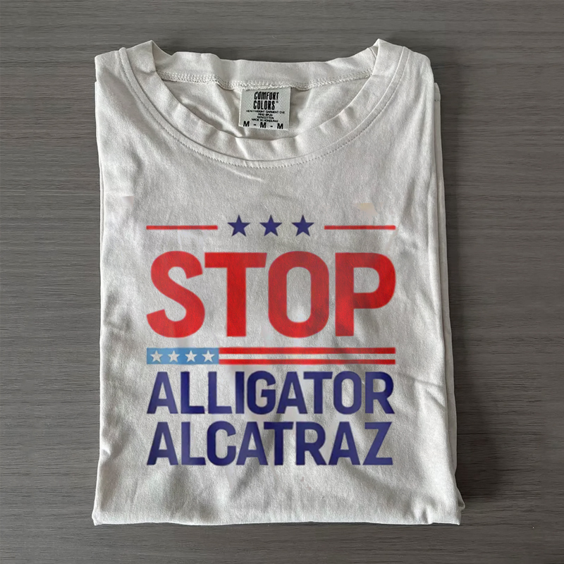 Stop Alligator Alcatraz T-shirt