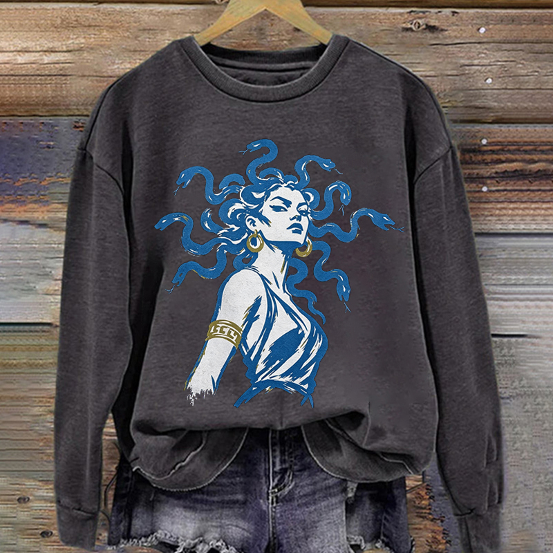 Vintage Medusa Feminist Sweatshirt