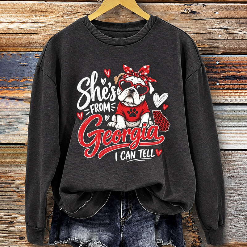Georgia Football Graphic Sweatshirt