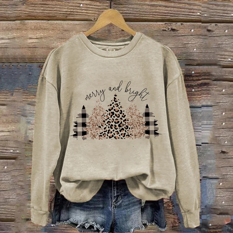 Merry and Bright Christmas Sweatshirt