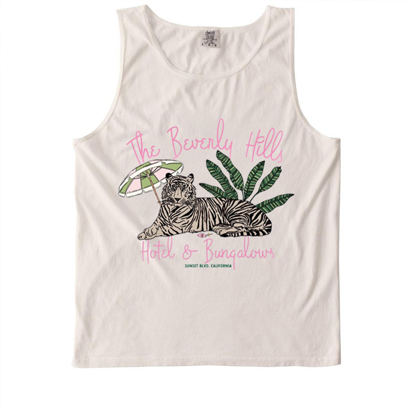 The Beverly Hills Hotel and Bungalow Tank Top