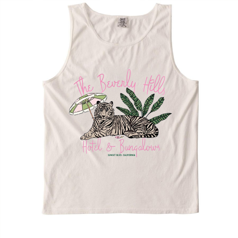 The Beverly Hills Hotel and Bungalow Tank Top