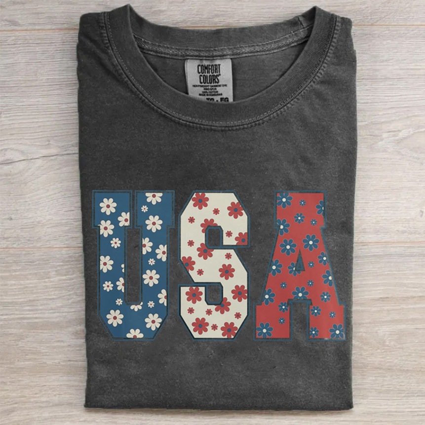 Retro USA Comfort Colors Graphic Tee