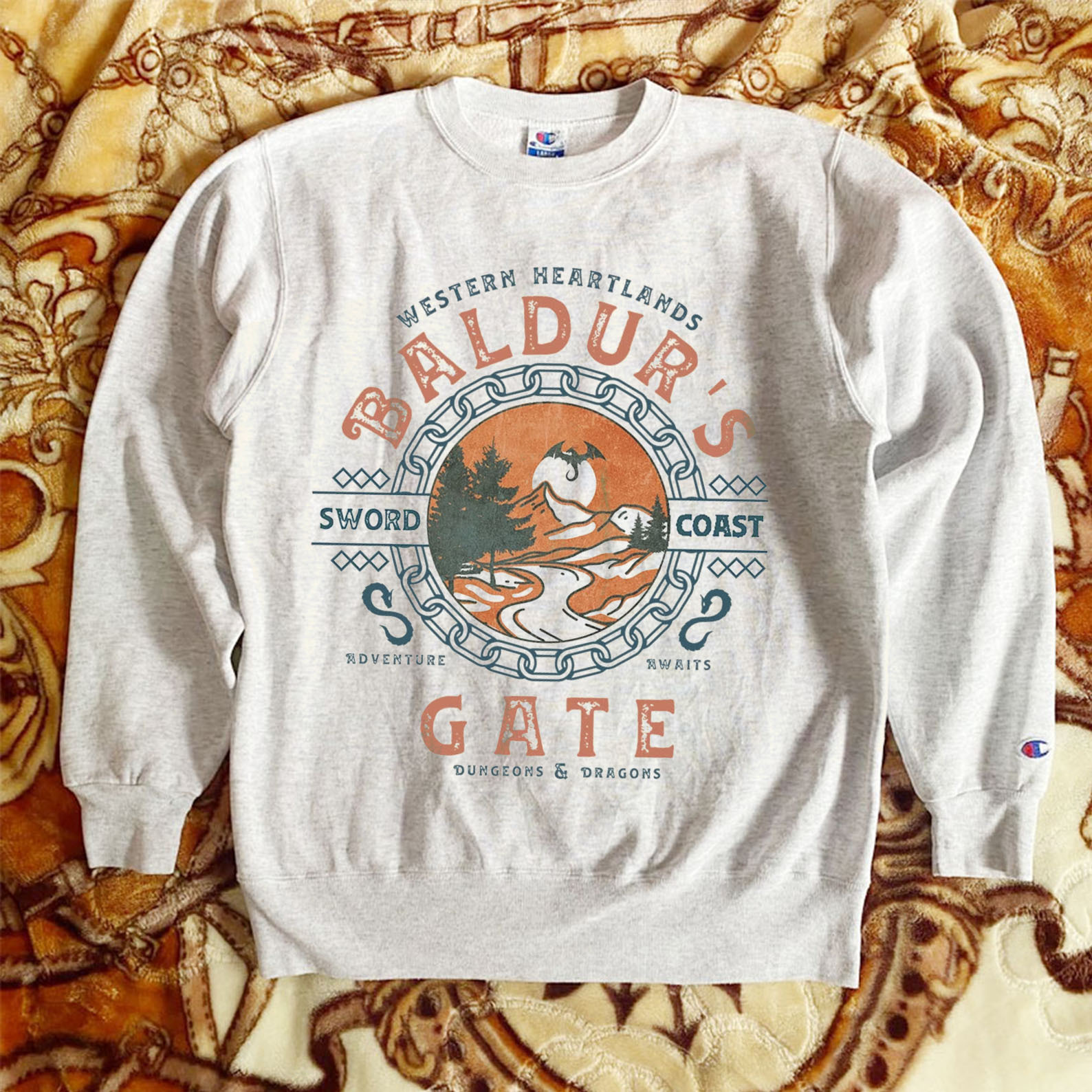 Baldurs Gate 3 Adventure Awaits Sweatshirt