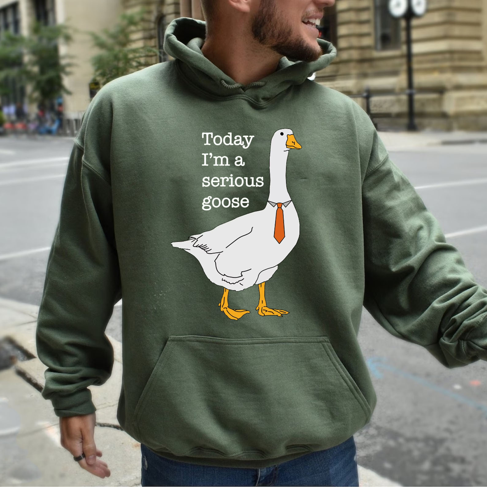 Today I'm A Serious Goose Hoodie