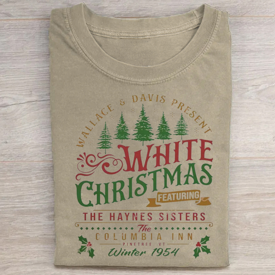 Columbia Inn Pine Tree Vermont Christmas T-shirt