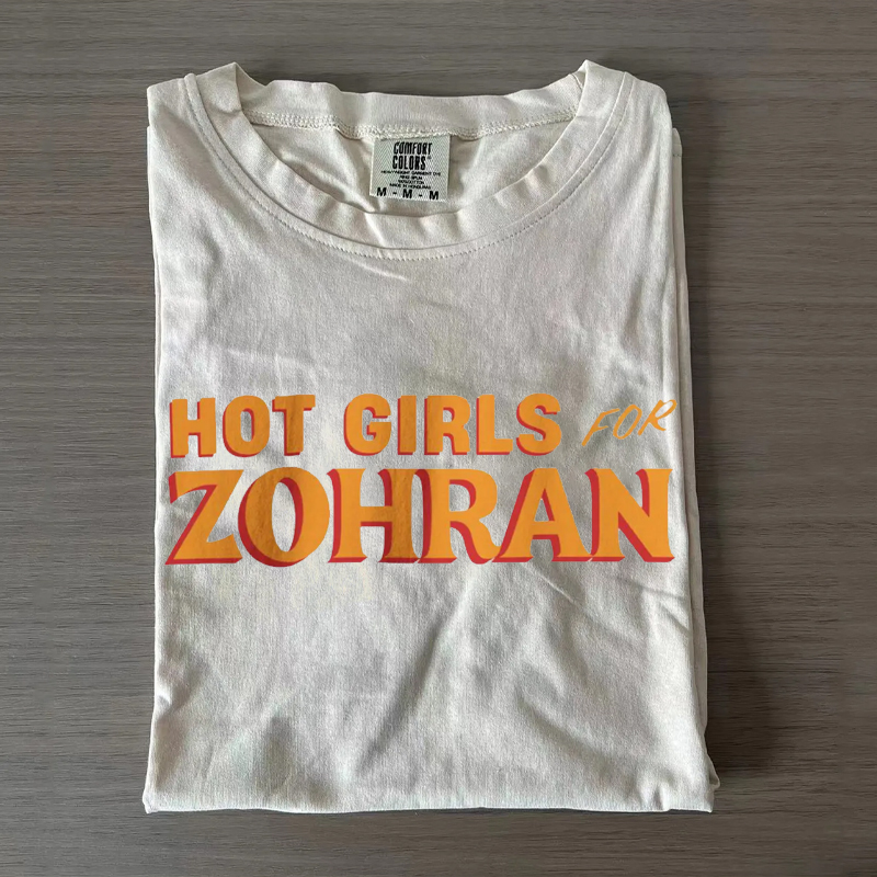 Hot Girls for Zohran T-shirt
