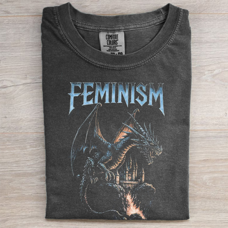 Feminism Dragon T-shirt