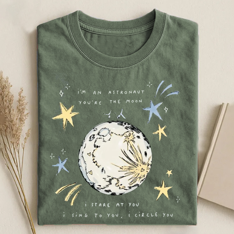 Vintage Lyrics Astronaut T-shirt