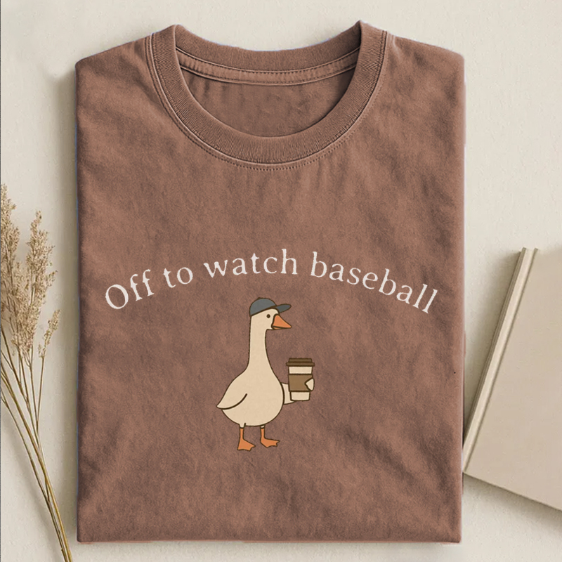 Funny Baseball Mom Goose T-shirt